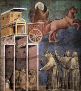 GIOTTO di Bondone Vision of the Flaming Chariot oil painting artist